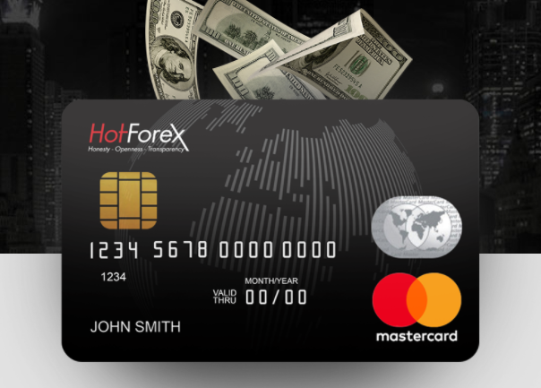 hotforexのマスターカードで入出金